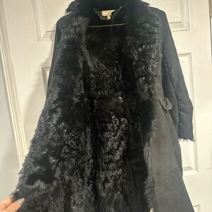 Talbots Luxurious Black Teddy Coat
